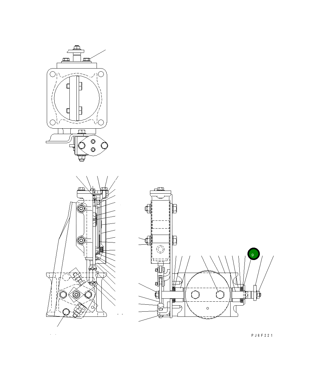Крышка MY281-20540 Komatsu