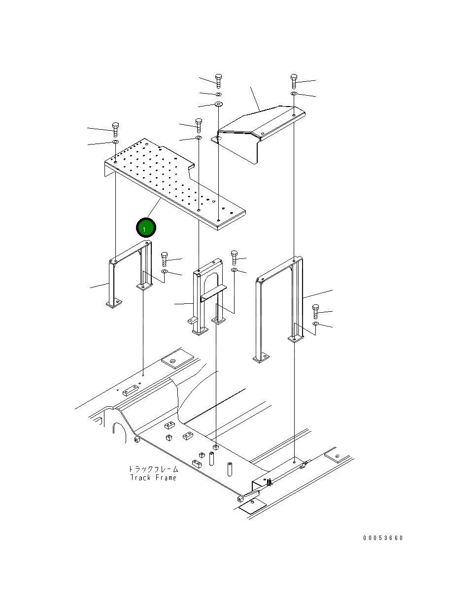 Крышка 8240-54-4271  Komatsu