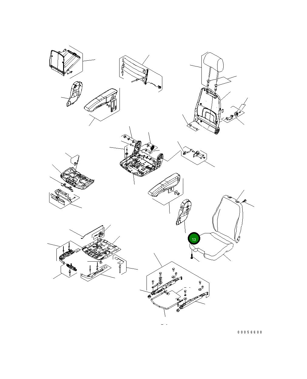 Крышка GJ1088780 Komatsu