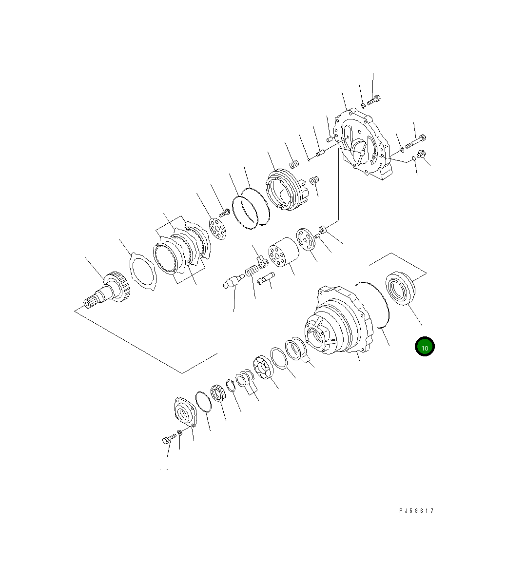 Подшипник 706-7E-11340 Komatsu
