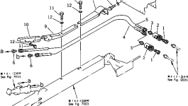 Шланг 07123-40228 Komatsu