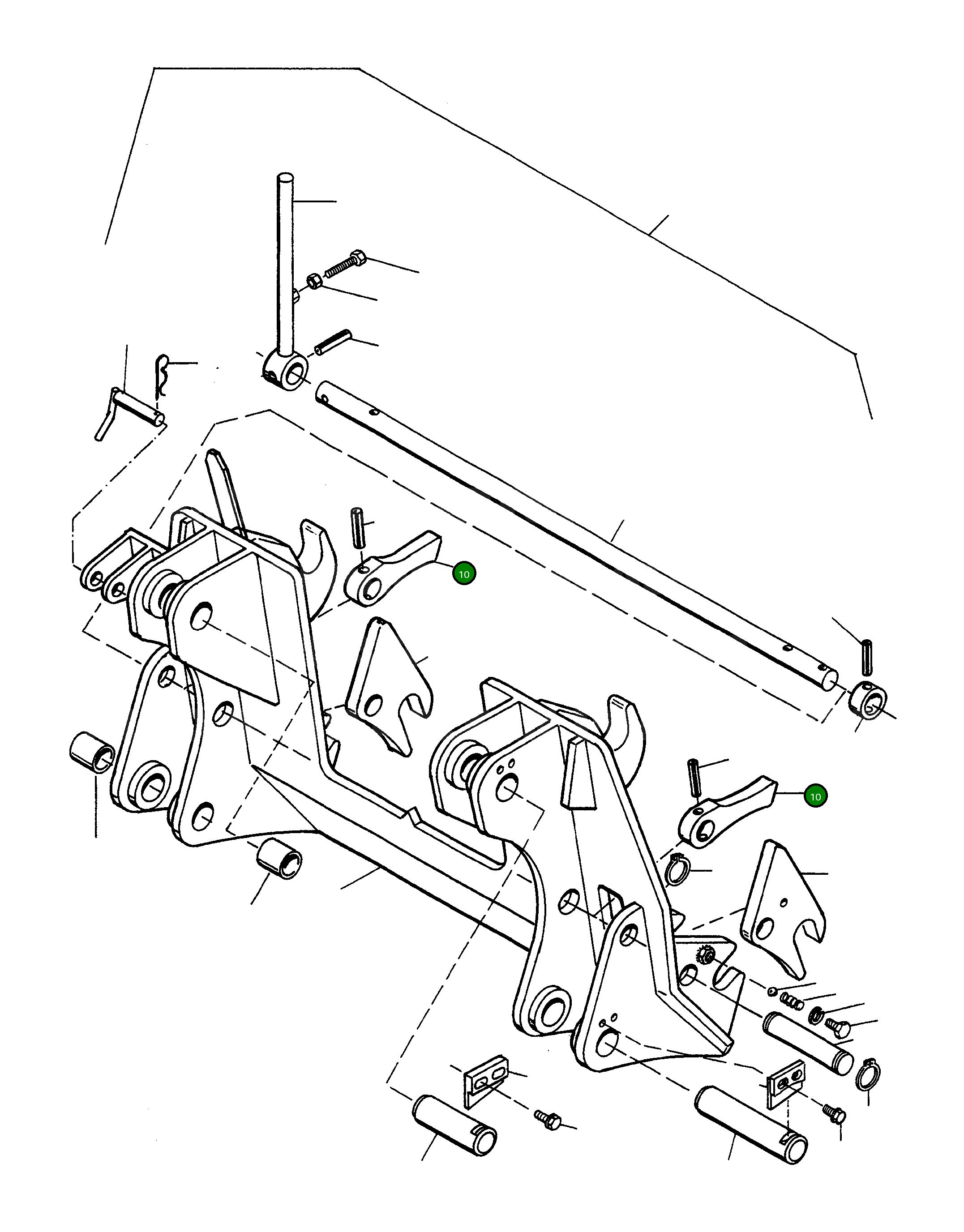 Рычаг 4918759M1 Komatsu