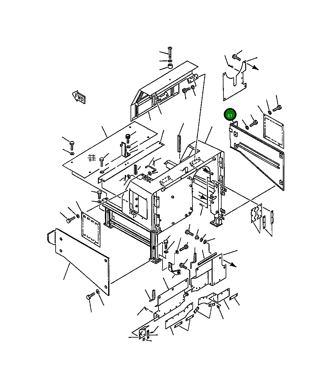 Крышка 425-54-13780  Komatsu