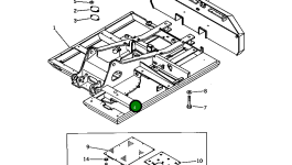 Крышка ND146370-1070 Komatsu
