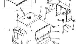 Корпус, в сборе (тропическое и песчаное исполнение) M720171308200 Komatsu
