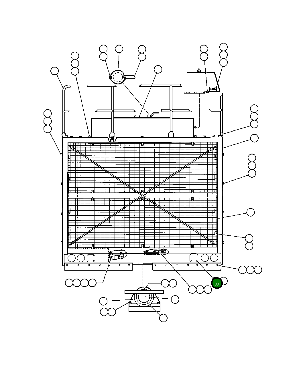 Крышка TY7544 Komatsu