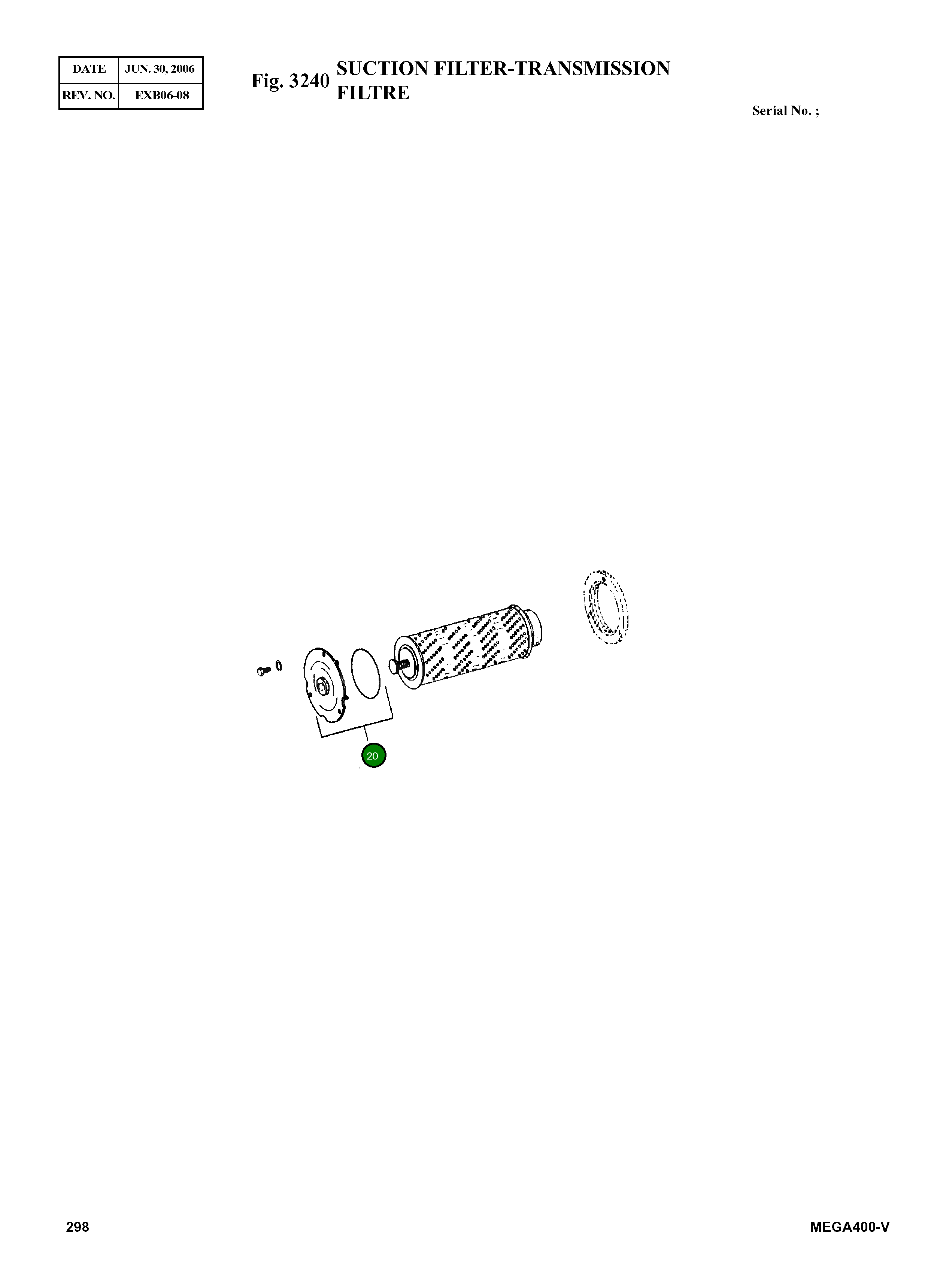 Крышка K9000011 Komatsu