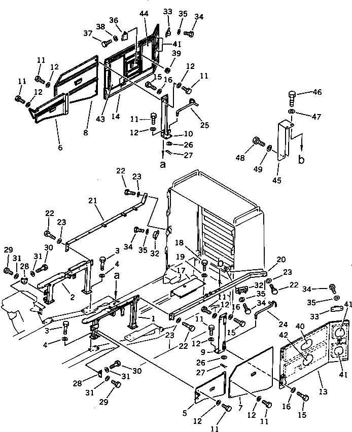 Крышка 426-54-13760  Komatsu