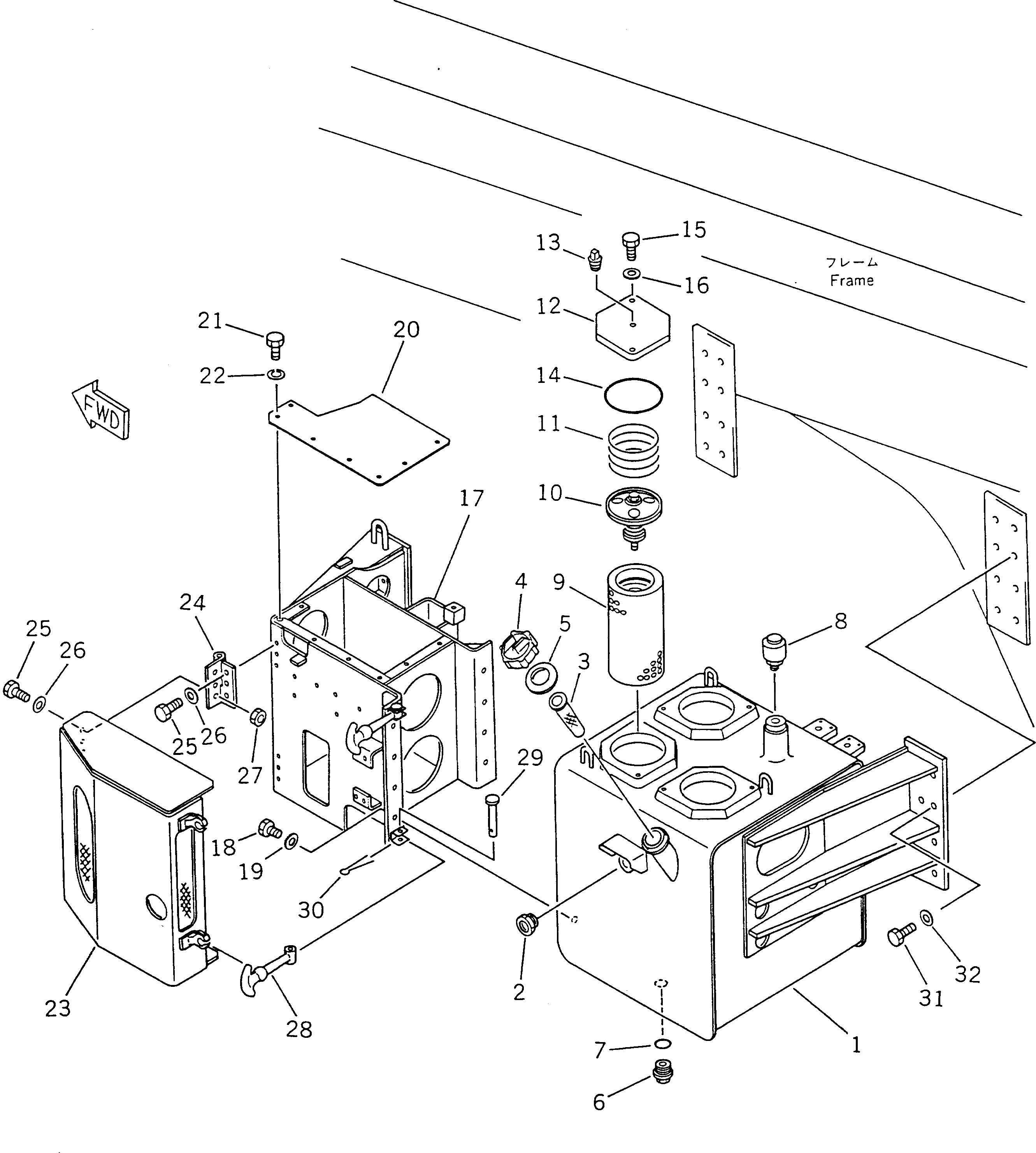 Крышка 566-60-83130 Komatsu