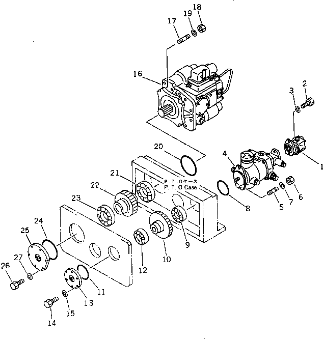 Крышка KZ10-01-3450 Komatsu