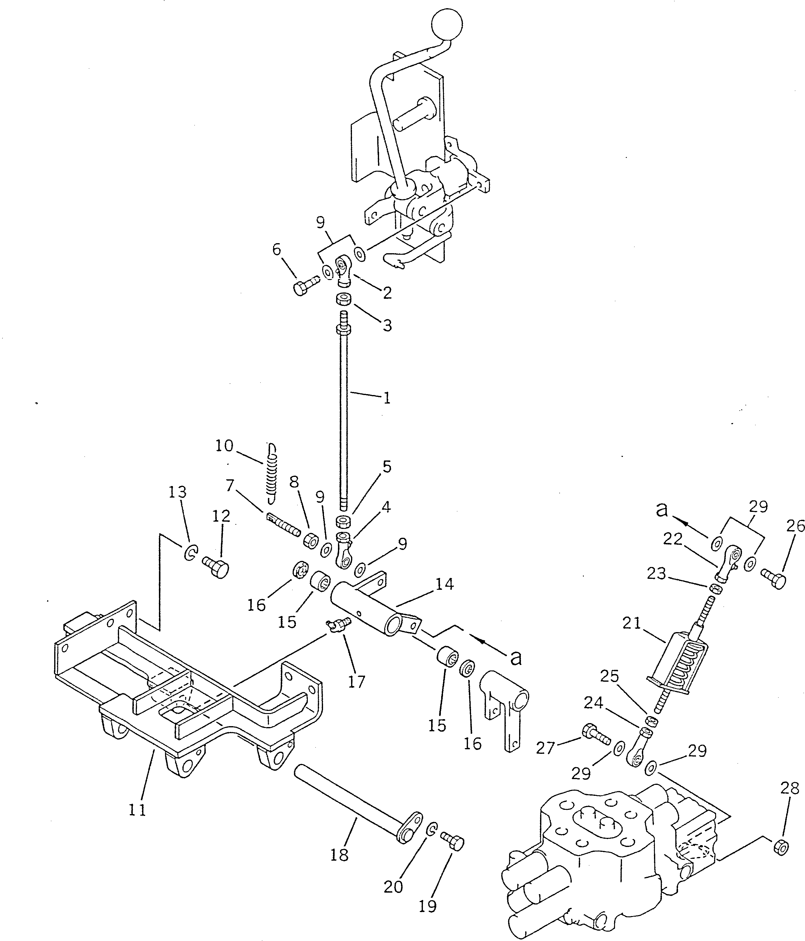 Рычаг 142-43-15191 Komatsu