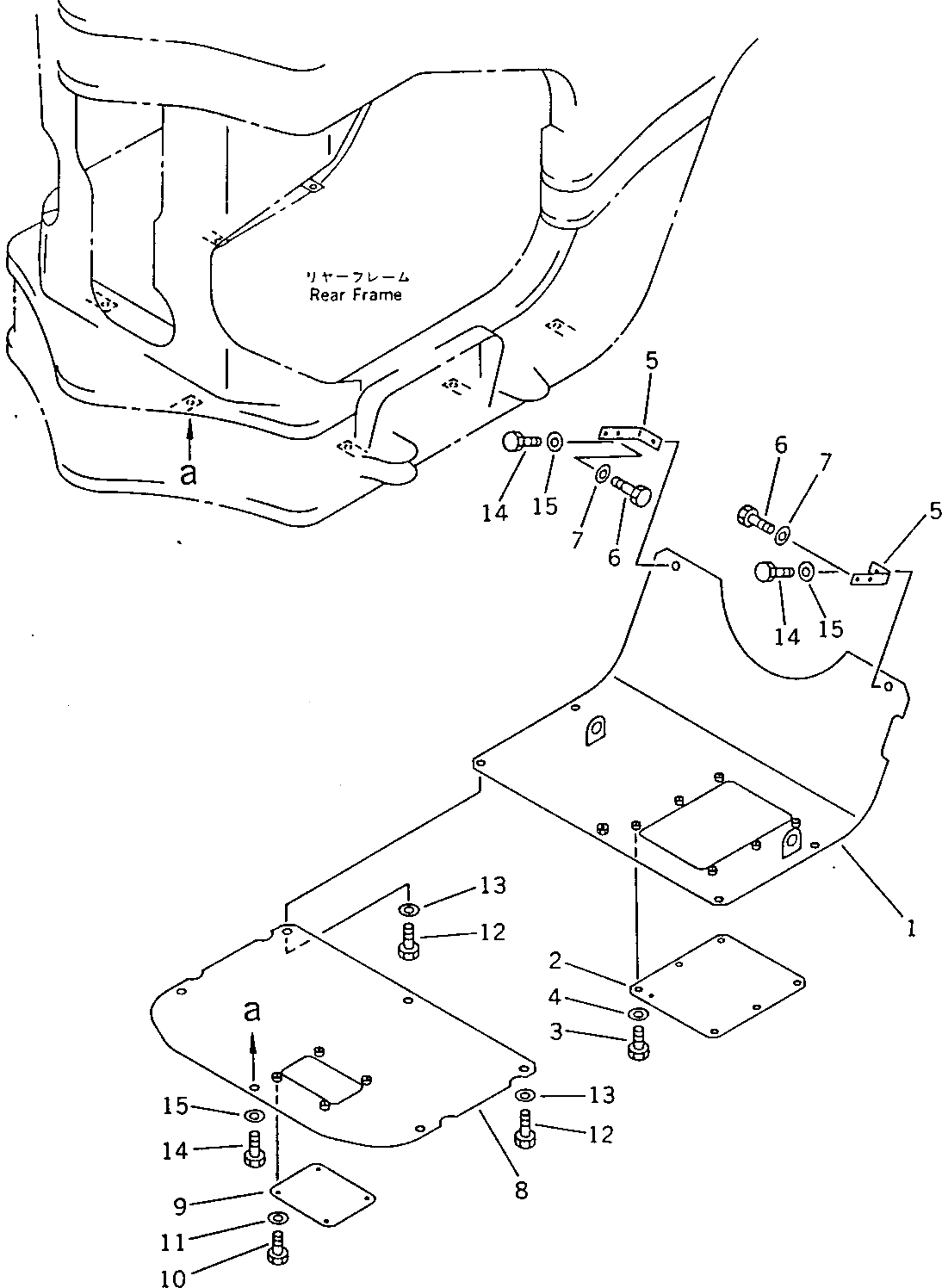 Крышка 426-971-1130  Komatsu
