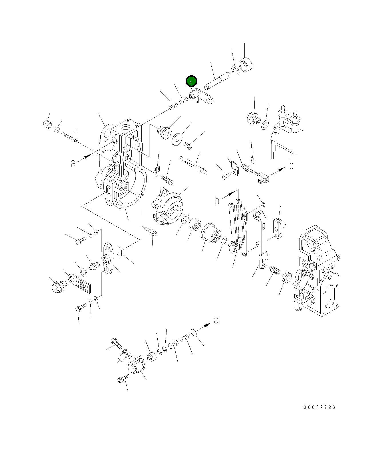 Рычаг DK154415-33 Komatsu