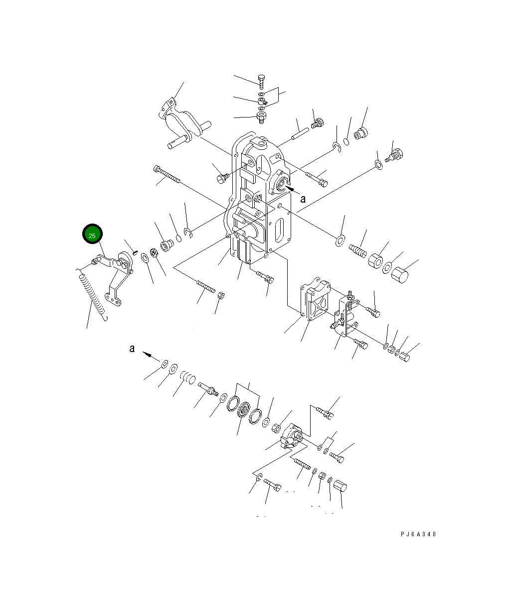 Рычаг DK154396-4320 Komatsu