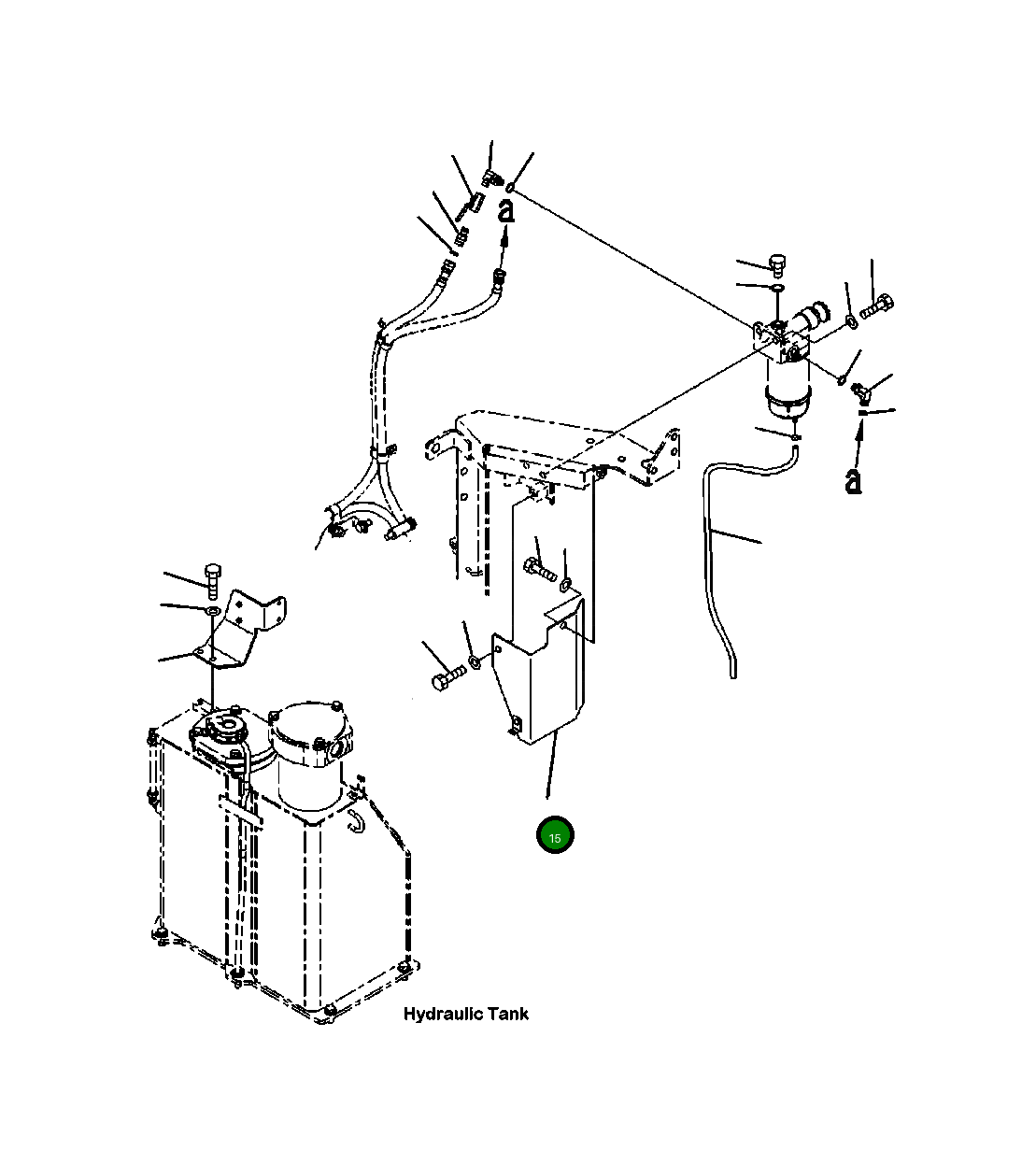 Крышка 22P-04-11221 Komatsu
