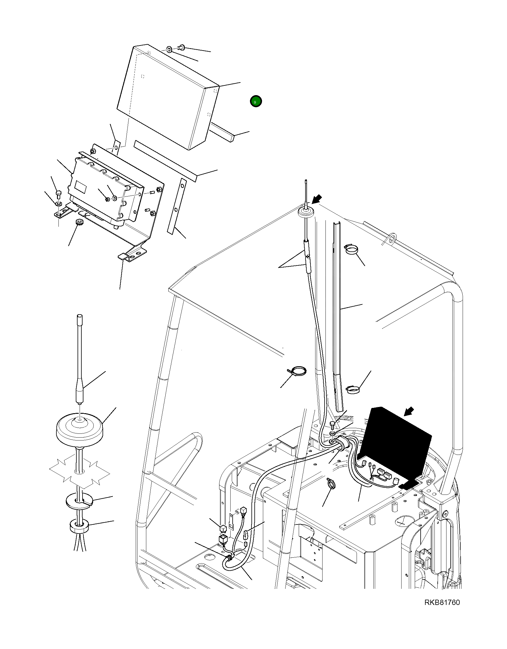 Крышка 22L-09-R2X70  Komatsu