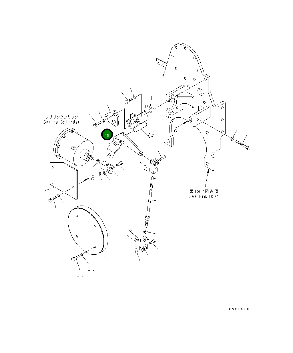 Рычаг 234-43-51711 Komatsu