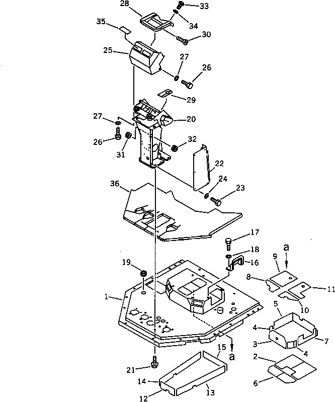 Крышка 426-06-11840  Komatsu