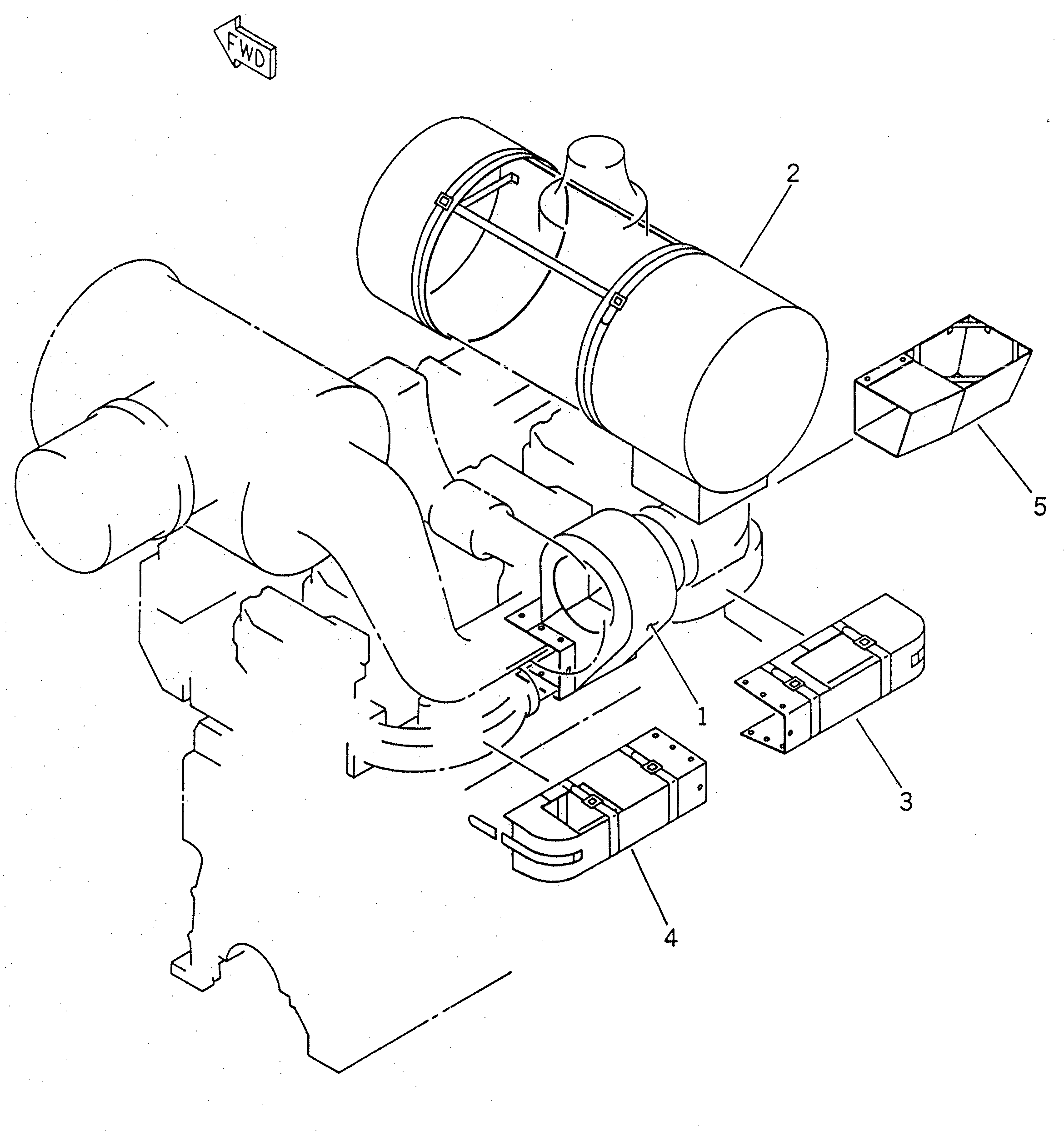 Крышка 21T-01-71191 Komatsu