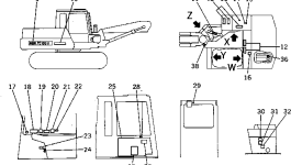 Крышка 202-54-58340 Komatsu