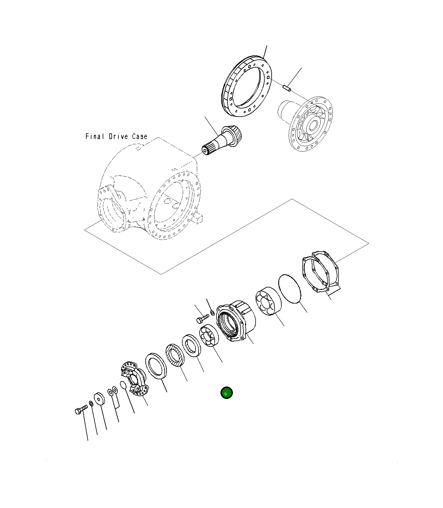 Подшипник 23H-22-11110 Komatsu
