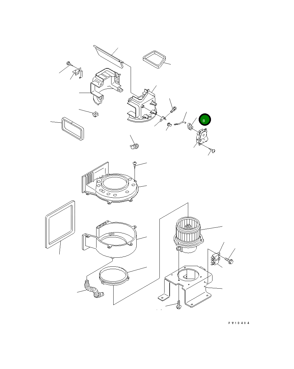 Рычаг ND116682-0980 Komatsu