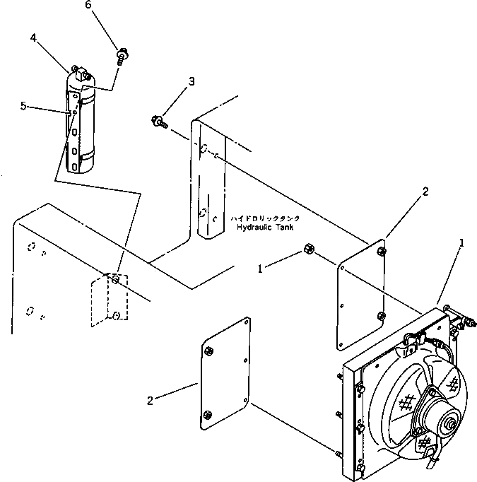 Крышка 423-T46-1160  Komatsu