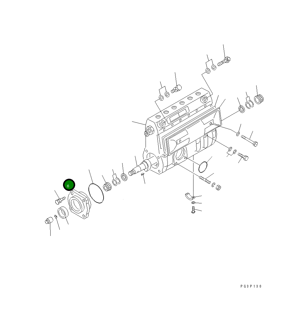 Крышка ND090201-0310  Komatsu