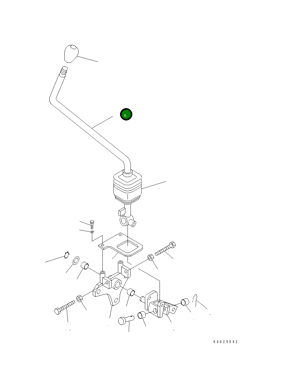 Рычаг 21U-910-3731 Komatsu