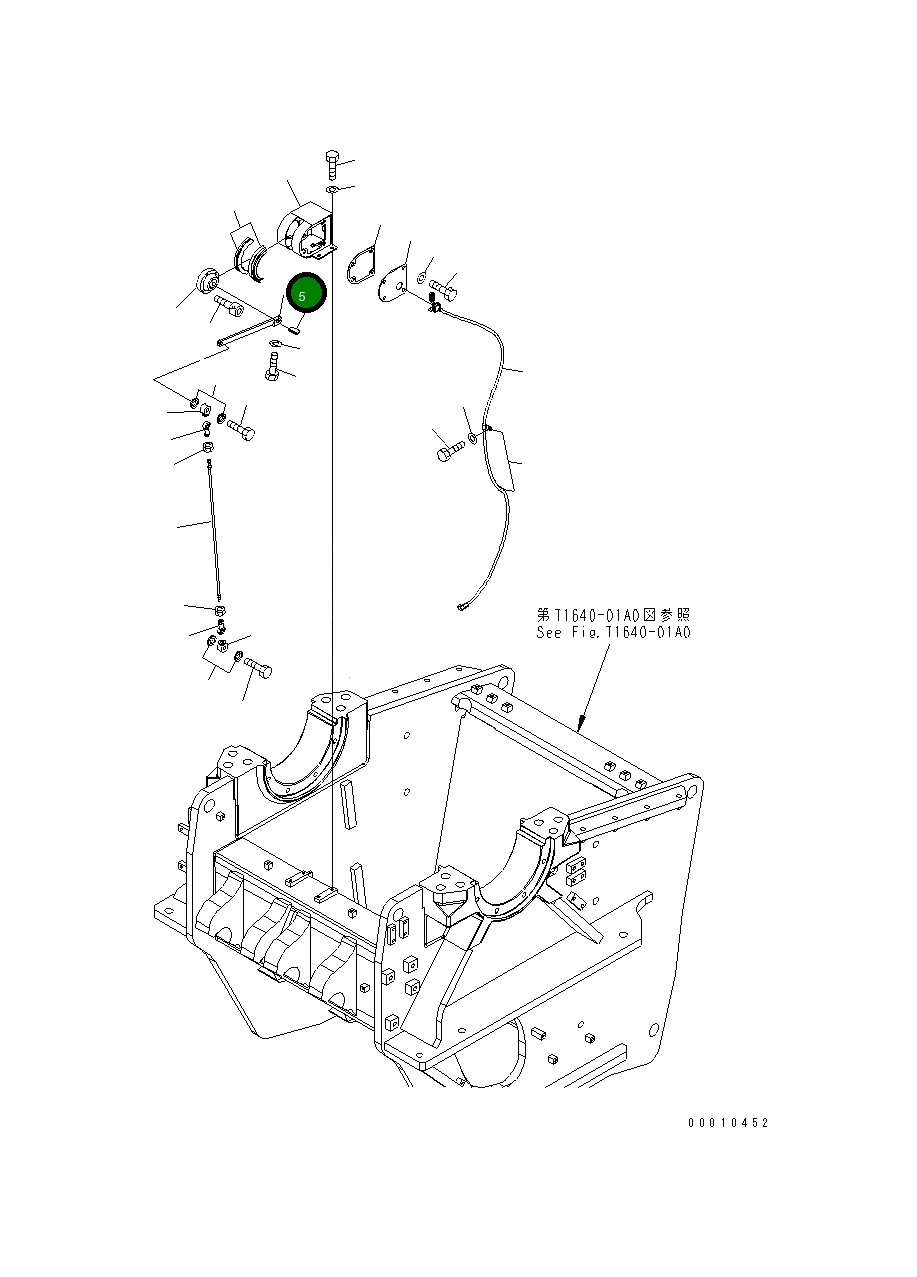 Рычаг 8240-70-5821 Komatsu