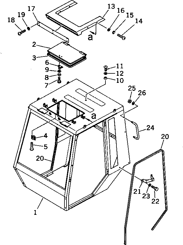 Крышка 273-950-2280 Komatsu