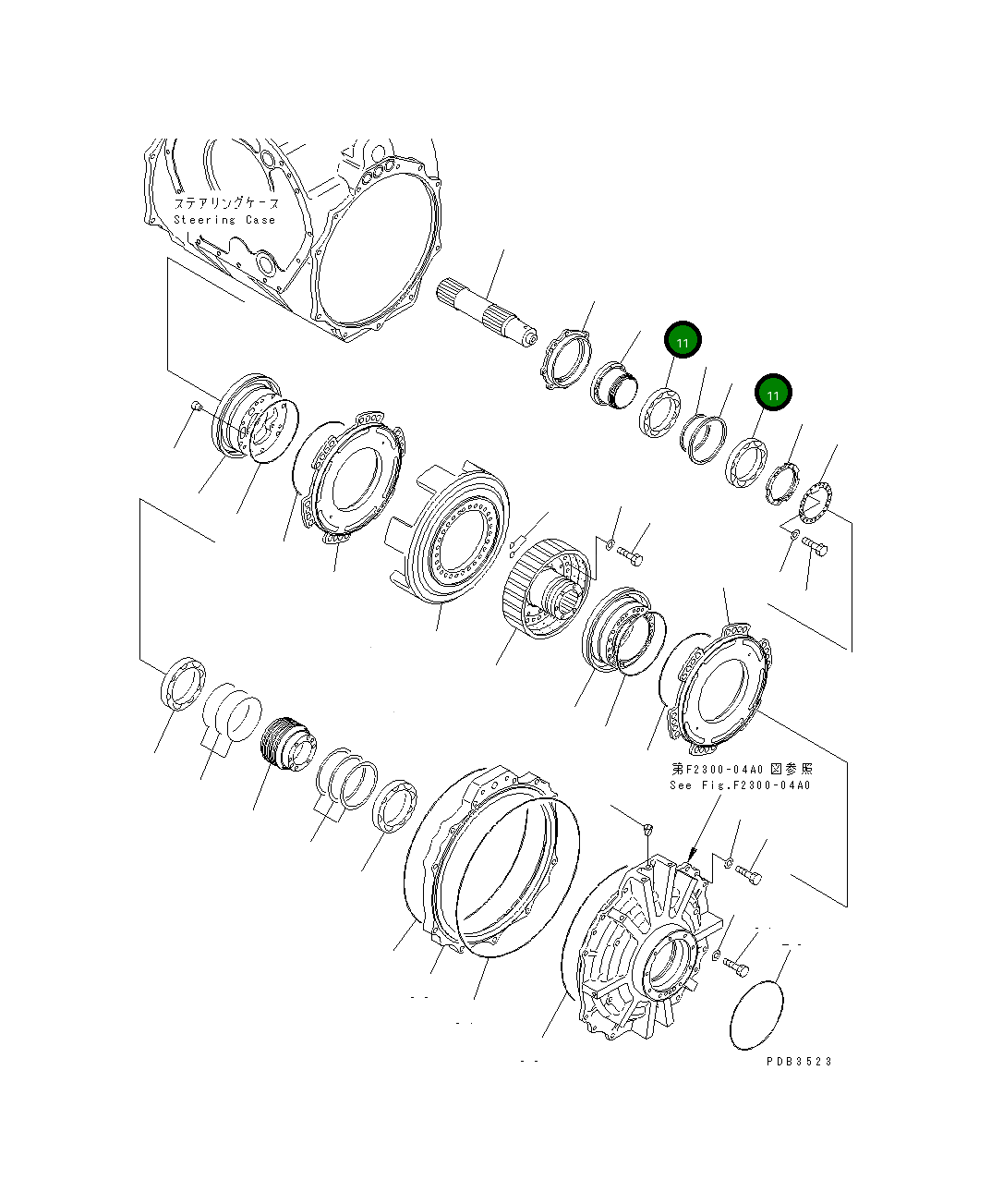 Подшипник 195-09-18260 Komatsu