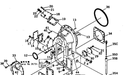 Корпус 232-22-11116 Komatsu