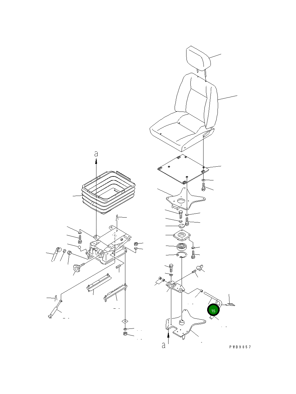 Рычаг 195-57-11790 Komatsu