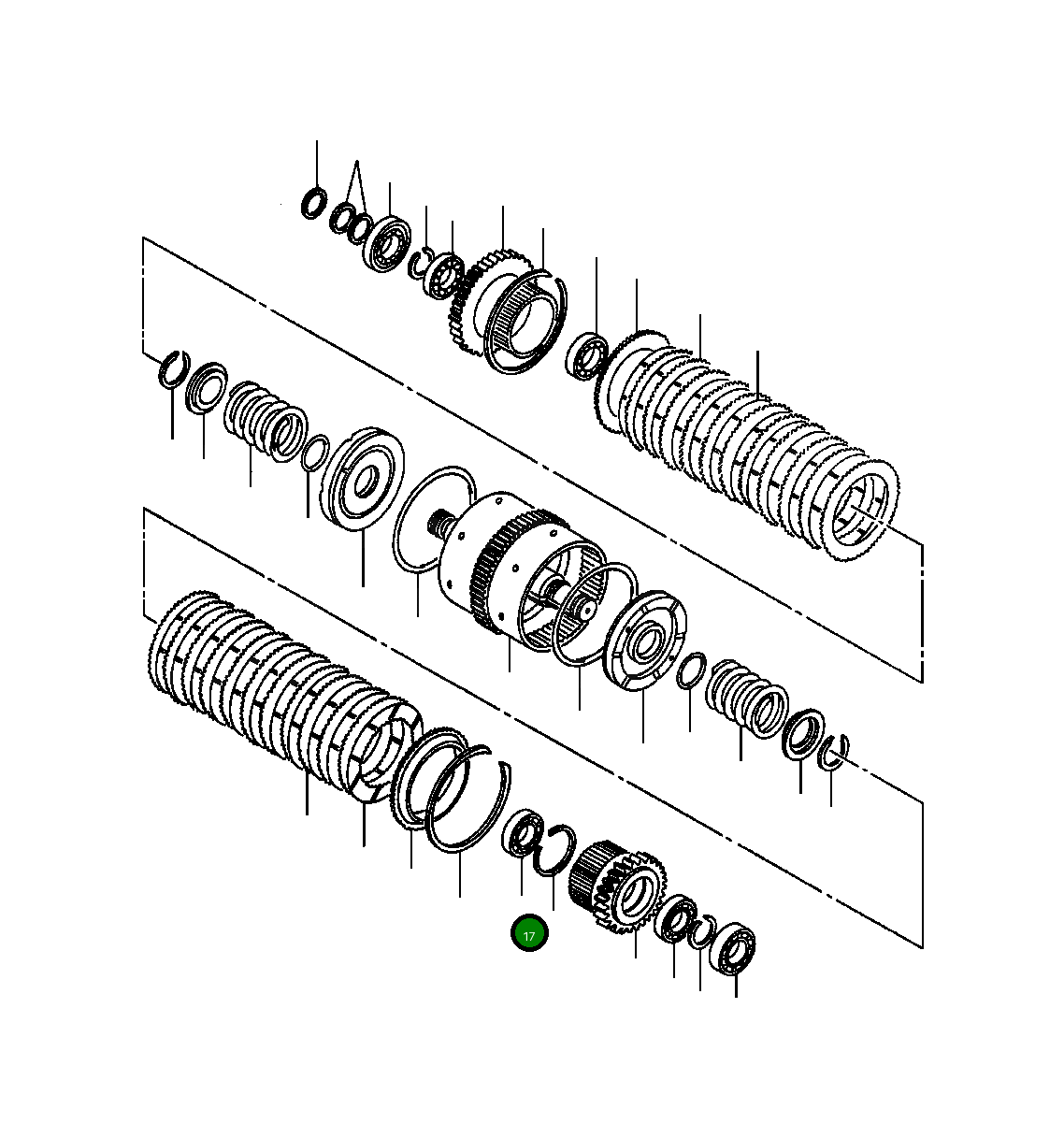 Подшипник 1244 209 H1 Komatsu