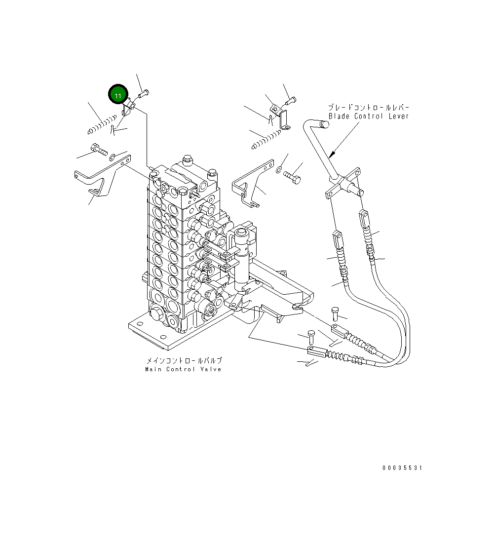 Рычаг 20M-43-81640 Komatsu