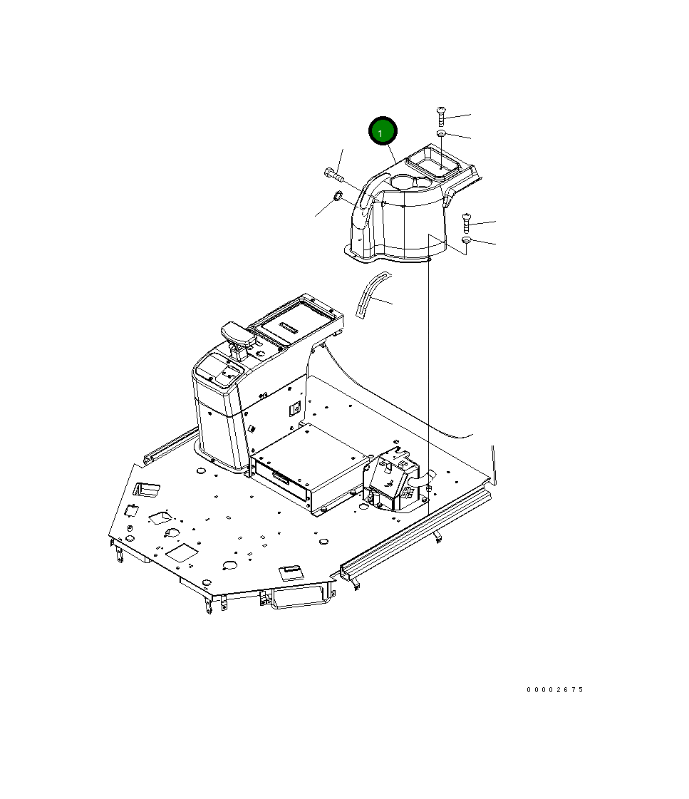 Крышка 418-54-32634  Komatsu