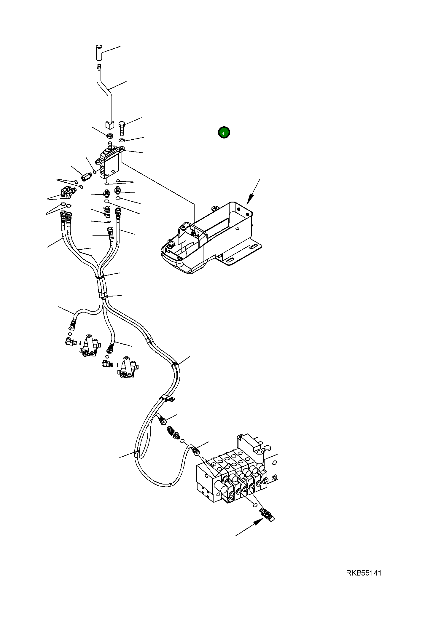 Рычаг 22M-43-R1650 Komatsu
