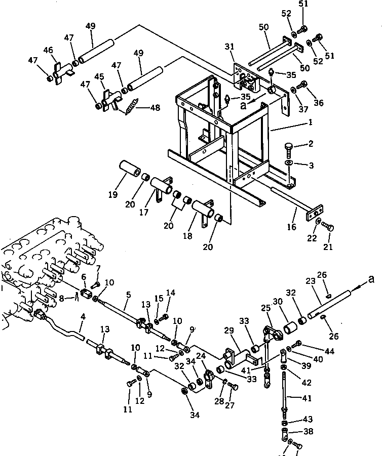 Рычаг 203-43-42971 Komatsu