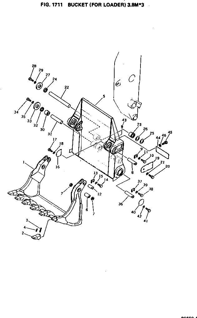 Крышка 209-72-14350 Komatsu