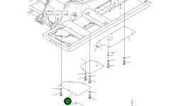 Крышка 21P-54-K3441 Komatsu