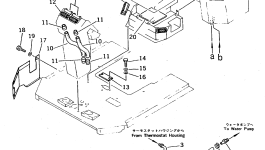 Крышка 425-54-12442  Komatsu