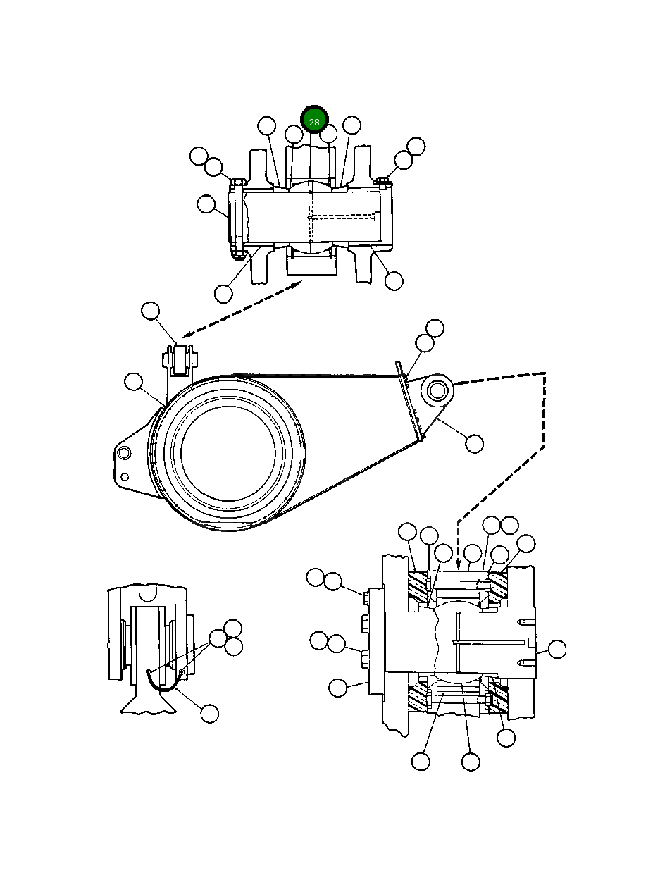 Подшипник PB6634 Komatsu