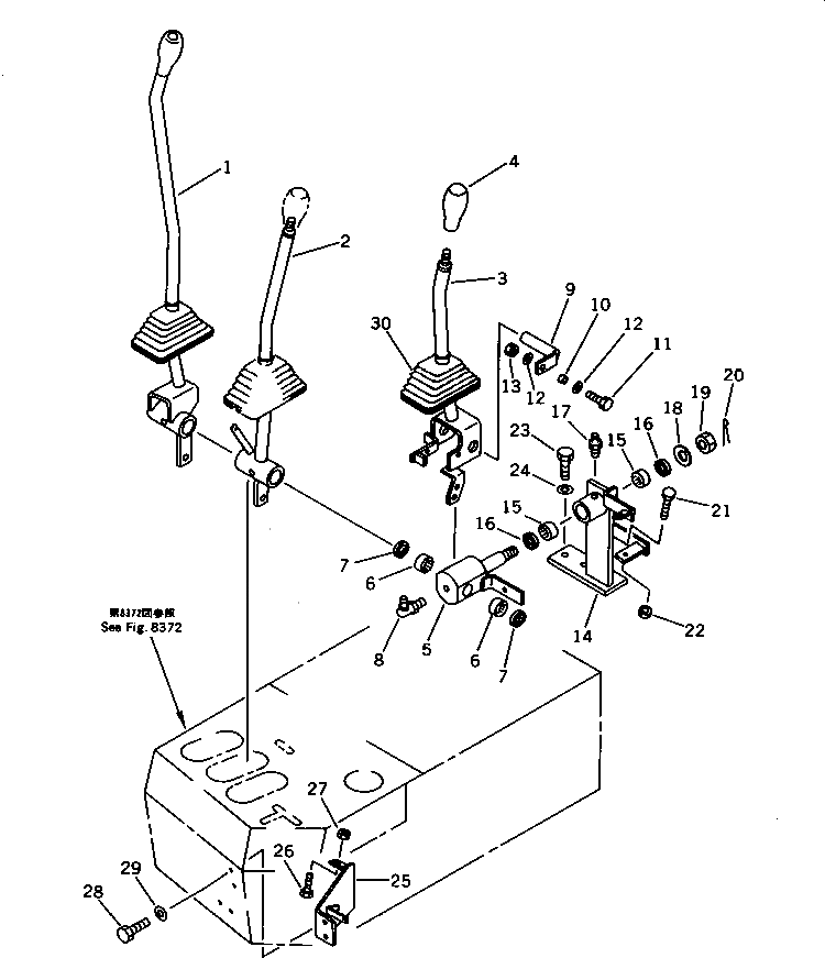 Рычаг 418-V88-1740 Komatsu