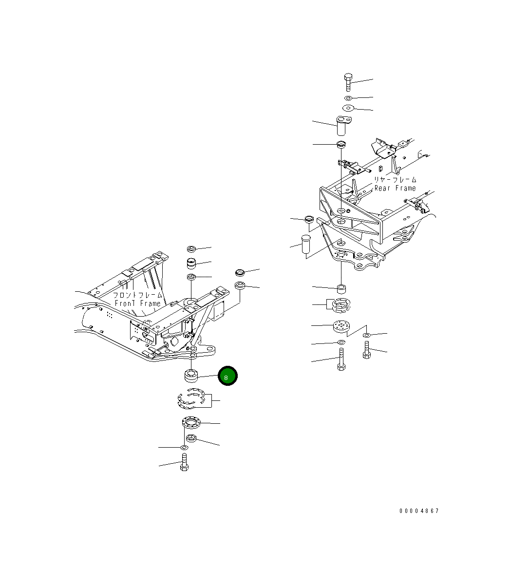 Подшипник 421-46-11361 Komatsu