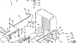Кронштейн 41E-54-11461 Komatsu