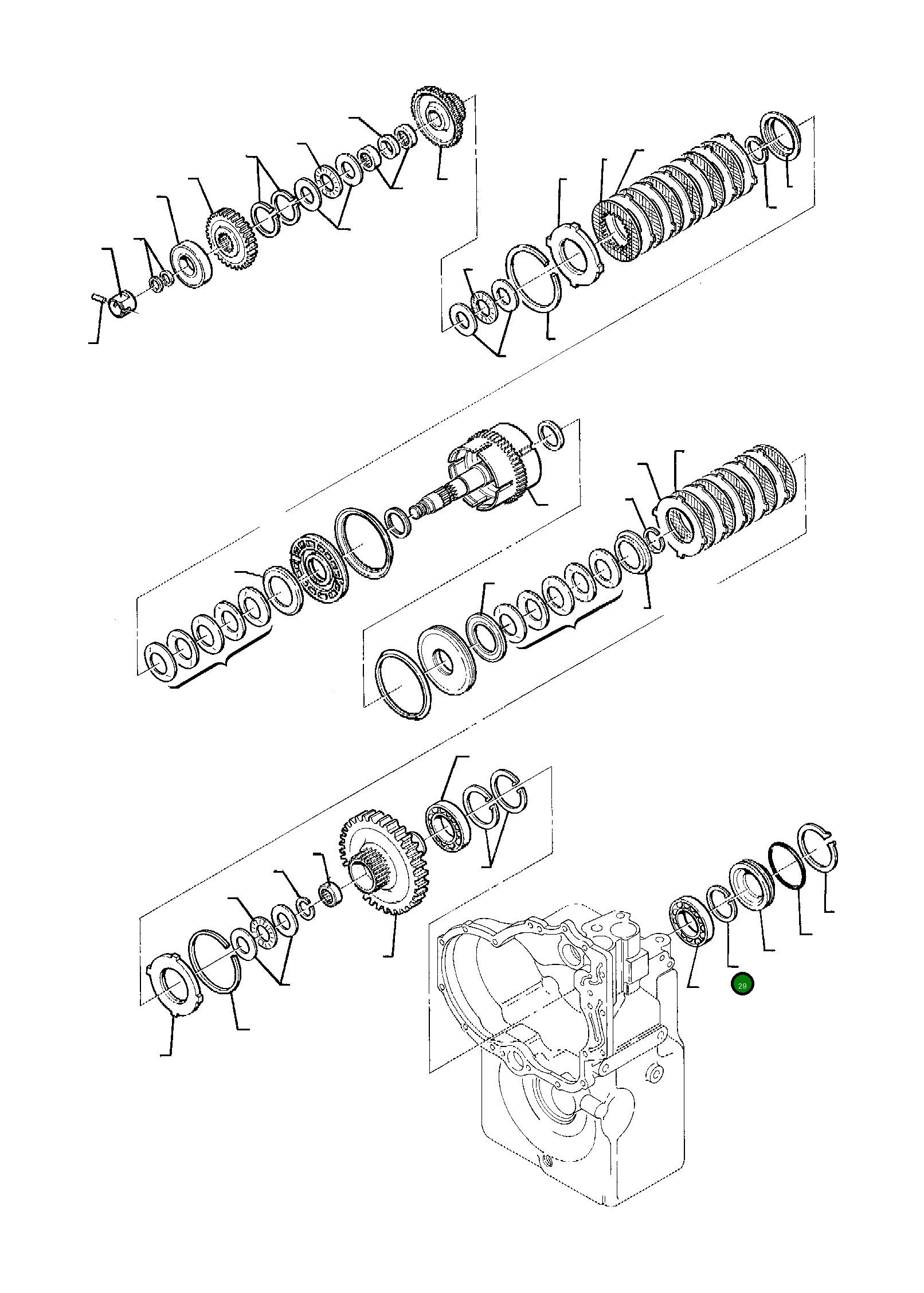 Подшипник CK0225825 Komatsu