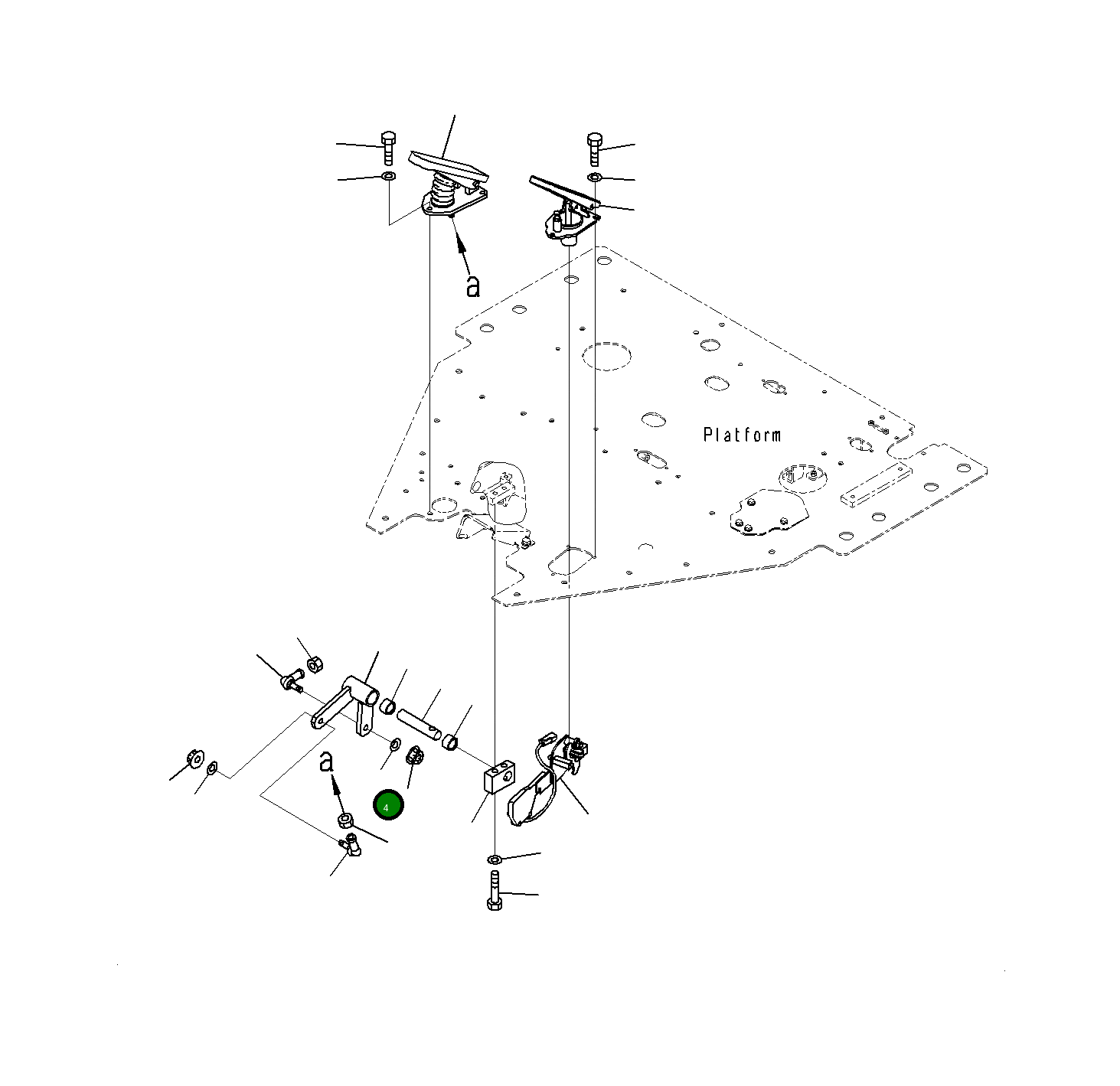 Рычаг 23B-43-82350 Komatsu