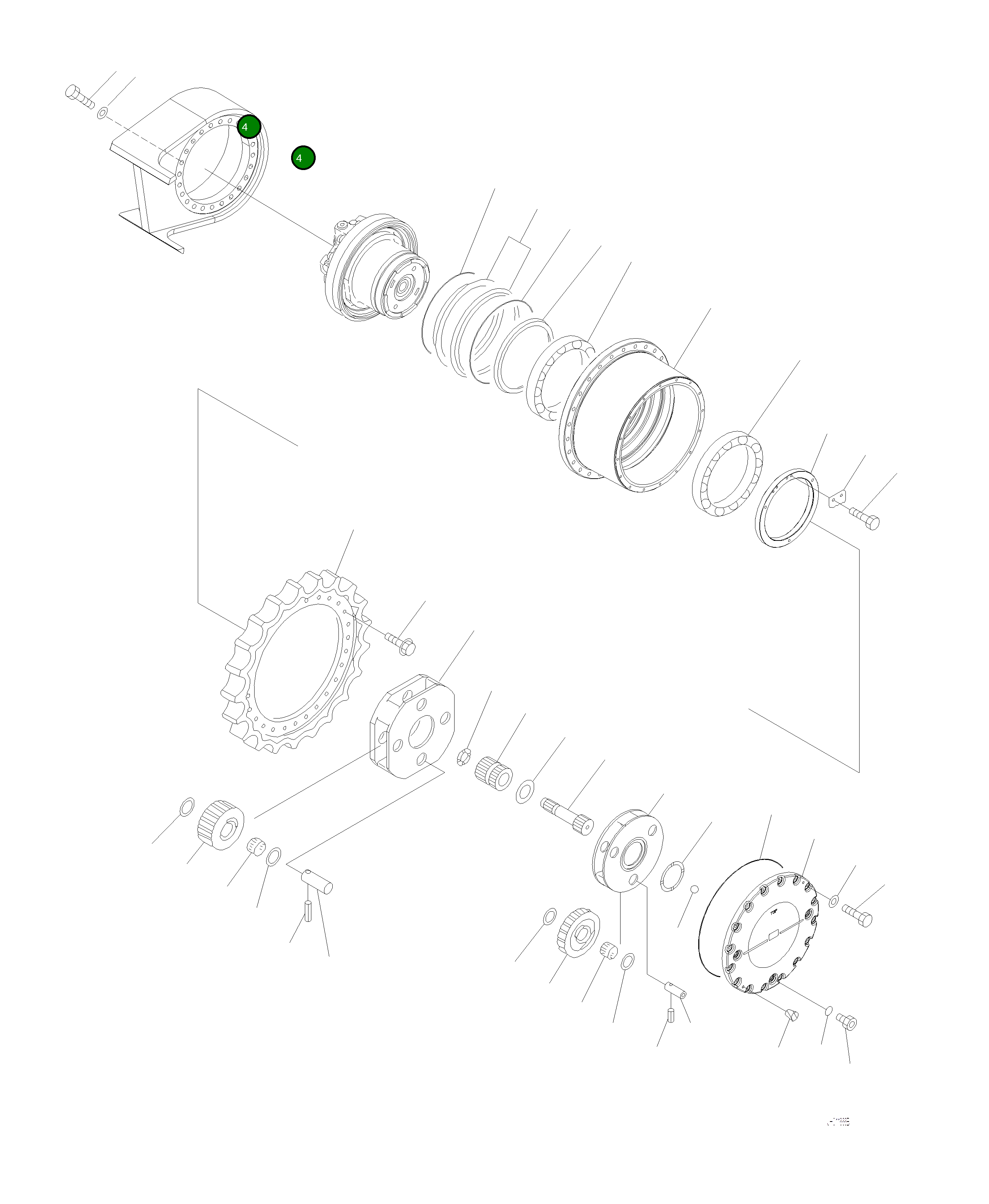 Подшипник 208-27-11260 Komatsu