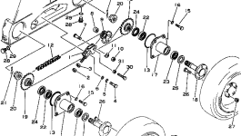 Ведущая звезда FF7820-22230 Komatsu